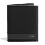 This TUMI Alpha Passport Case in Black, 8CC has interior organisation such as slip pockets and an ID window.