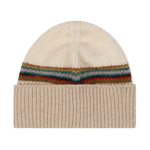 This Paul Smith Women's 'Signature Stripe' Wool Beanie Hat is available as part of a set with matching gloves.