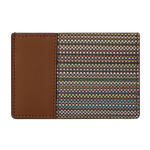 This Paul Smith Women's Coated Canvas 'Signature Stripe' Card Holder is great for slipping into your pocket and is lightweight.