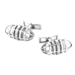 This UrbanWalker Skeleton Oval Floating Dome Cufflinks by Montblanc is a preloved item but has been polished as brand new and comes in a branded gift box.