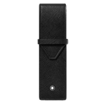 Montblanc Sartorial 2 Pen Pouch Black Saffiano Leather