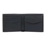 boss crosstown navy grained leather 4cc wallet1