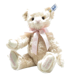 This Steiff teddy bear is the ideal gift for a baby girl and it can be personalised with the child's name and date of birth.