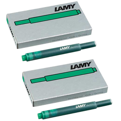 lamy t 10 green ink cartridges