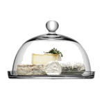 LSA's Vienna Glass Dome and Plate 25 cm is perfect for displaying cakes, cheese, or pastries etc.