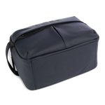 This Stormy Dark Blue Wash Bag with Raised Logo is kept plain apart from the front logo which is above the front zip pocket.