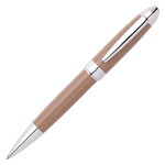 Hugo Boss Icon Chrome Ballpoint Pen in Camel