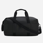Back view of the Oryo Black Holdall with Logo Patch.
