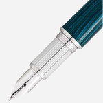 The nib of the PolarGreen StarWalker Metal Fountain Pen F.