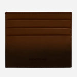 Back view of the Sfumato Brown Meisterstück 6CC Card Holder.