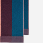 Close up of the edge of the Paul Smith Cotton ‘Artist Stripe’ Medium Beach Towel.