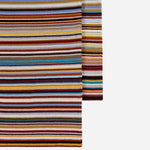Edge of the Men's 'Signature Stripe' Woven Merino Wool Scarf.