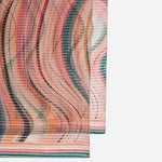 Edge view of the Women's 'Dusky Swirl' Silk Blend Scarf.