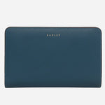 Back view of the An Ice Day Teal 5CC Medium Bifold Purse.