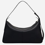 Back view of the Westwell Lane Black Leather Large Zip Top Shoulder Bag.