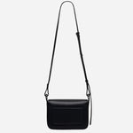 Back view of the Westwell Lane Black Small Flapover Cross Body Bag.