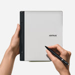 Front view of the 64 GB Digital Paper Tablet in Mystery Black with Digital Pen.