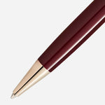 The nib on the Burgundy Red Meisterstück Classique Ballpoint Pen.