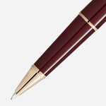 The nib of the Burgundy Red Meisterstück Classique Rollerball Pen.