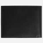 Back view of the Meisterstück Black and Ink Blue Leather 6CC Wallet.