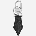 Back view of the Meisterstück Grained Black Leather Nib Key Holder.