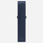 Back view of the Sartorial Ink Blue Leather One Pen Pouch.