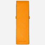 Back view of the Montblanc Sartorial Saffron Leather Envelope 2-Pen Pouch.