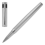This Hugo Boss Loop Diamond Chrome Rollerball Pen has a textured loop diamont engraved pattern with polished chrome trims.