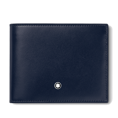 montblanc ink blue wallet