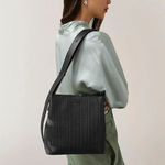 radley dukes place black weave crossbody1