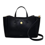 The Bathurst Mews Black Medium Ziptop Grab Bag by Radley.