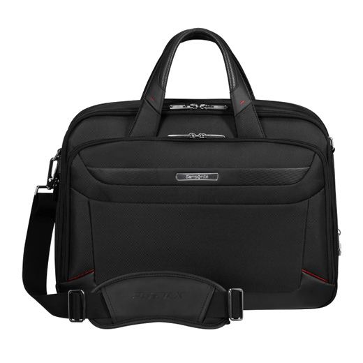 Samsonite's Pro-DLX 6 Briefcase 15.6" Black Nylon is water resistant and contains RFID blocking to protect your contents from fraud.