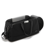 tumi black harrison port weekend duffel bag back