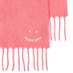 paul smith pink happy alpaca blend scarf detail