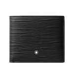 Meisterstück 4810 Black Leather Wallet 8CC By Montblanc