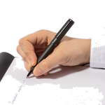 hugo boss gun formation herringbone ballpoint pen in use
