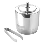 Georg Jenson Manhattan stainless steel ice bucket.