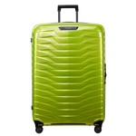 Samsonite's Proxis Lime Spinner Suitcase, 81 cm is an extra large size and is very spacious, fitting up to 125 L.