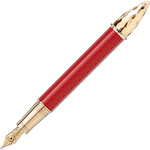 montblanc moctezuma i 4810 limited edition patron of art fountain pen cap off