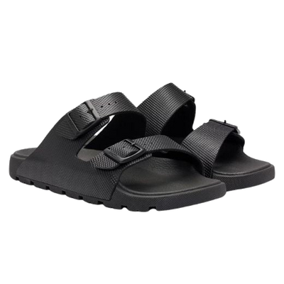 1 boss textured black surfley sandals with adjustable straps 50505540 01 001