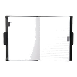 The inside of the Black A6 Notepad by Hugo Boss.