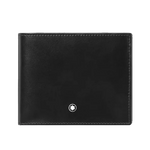 Montblanc's Meisterstück 4CC Wallet with Coin Case is made from smooth leather in black.