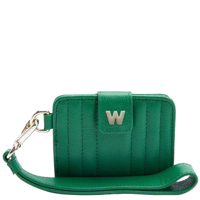 wolf 1834 green mimi credit card holder with wristlet