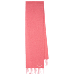 This Women's 'Happy' Alpaca-Blend Pink Scarf has been designed by Paul Smith.