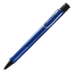 The LAMY blue ballpoint pen in the Safari collection.
