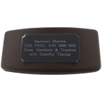 Cross Pen Case with a Plaque Engraving on the top.