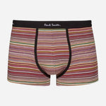 Signature Stripe pair in the 3-Pack Black & Orange Striped Boxer Shorts.