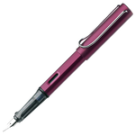 The LAMY black purple fountain pen in the AL-Star collection.