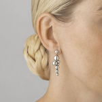 georg jensen moonlight grapes oxidised sterling silver drop earrings model