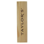 Taylor's branding on the side of the Port and Olive Oil Gift Set.